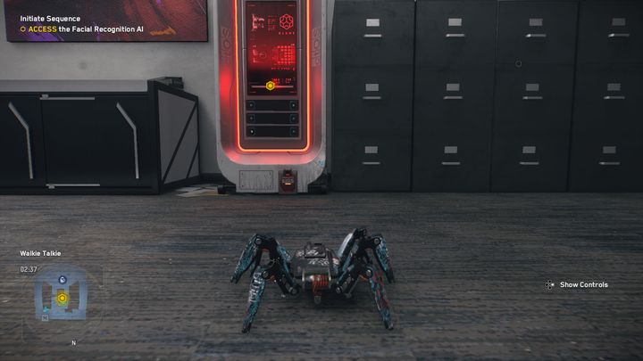 Następnie idź przed siebie z pokoju do pokoju, korzystając z szybów wentylacyjnych aż znajdziesz się w pokoju docelowym, oznaczonym znacznikiem - Watch Dogs Legion: Rozpoczęcie sekwencji - solucja, opis przejścia - Watch Dogs Legion - poradnik do gry