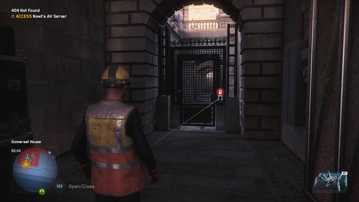 Następnie idź przed siebie, na samej górze znajduje się budynek z serwerem - Watch Dogs Legion: 404 Nie znaleziono - solucja, opis przejścia - Watch Dogs Legion - poradnik do gry