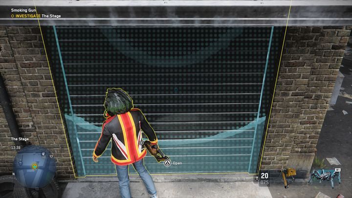 Otwierając garaż, pojawi się cutscenka, w której SIRS porwie twojego agenta - Watch Dogs Legion: Niezbity dowód - solucja, opis przejścia - Watch Dogs Legion - poradnik do gry