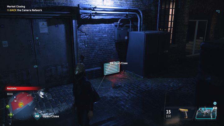 Gdy wejdziesz do środka, po lewej stronie znajdować się będzie szyb wentylacyjny - Watch Dogs Legion: Zamknięcie rynku - solucja, opis przejścia - Watch Dogs Legion - poradnik do gry