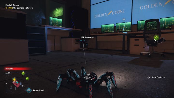 Pobierz klucz dostępu, następnie wróć do kontrolowania swojej postaci i udaj się do drzwi - Watch Dogs Legion: Zamknięcie rynku - solucja, opis przejścia - Watch Dogs Legion - poradnik do gry