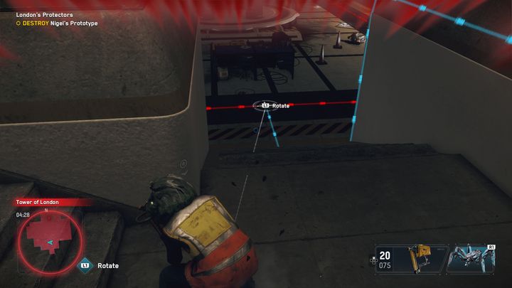 Ostatni etap będzie najgorszy, gdyż boss podczas przeładowywania karabinu maszynowego, zacznie cię ostrzeliwać rakietami - Watch Dogs Legion: Obrońcy Londynu - solucja, opis przejścia - Watch Dogs Legion - poradnik do gry