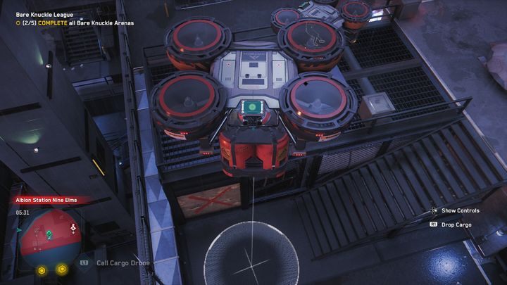 Punkt technologii znajduje się na górnym piętrze budynku - Watch Dogs Legion: Punkty technologii - mapa Nine Elms - Watch Dogs Legion - poradnik do gry