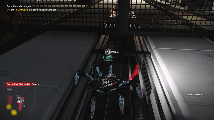 Punkt technologii znajduje się w obszarze zastrzeżonym, najlepiej będzie skorzystać z pająkobota - Watch Dogs Legion: Punkty technologii - mapa Nine Elms - Watch Dogs Legion - poradnik do gry