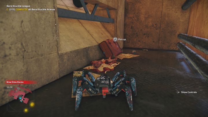 Otwórz wentylację, idź przed siebie, na samym końcu znajdziesz walizkę z reliktem, fiolką kokainy - Watch Dogs Legion: Relikty - mapa Nine Elms, lokacje - Watch Dogs Legion - poradnik do gry