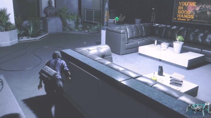 Punkty technologii znajdują się we wnętrzu budynku - w pomieszczeniu obok bramy garażowej - Watch Dogs Legion: Punkty technologii - mapa City of Westminster, lokacje - Watch Dogs Legion - poradnik do gry