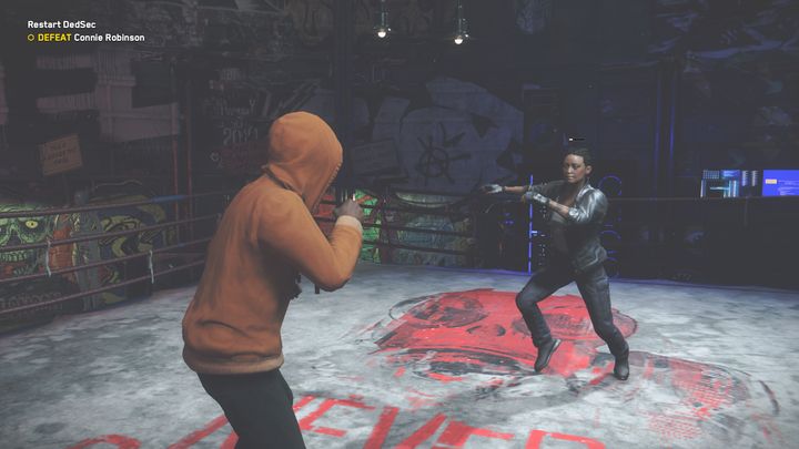 Co do samej walki wręcz, kluczem do tego, aby wyjść zwycięsko z pojedynku, są uniki - Watch Dogs Legion: Walka - Watch Dogs Legion - poradnik do gry
