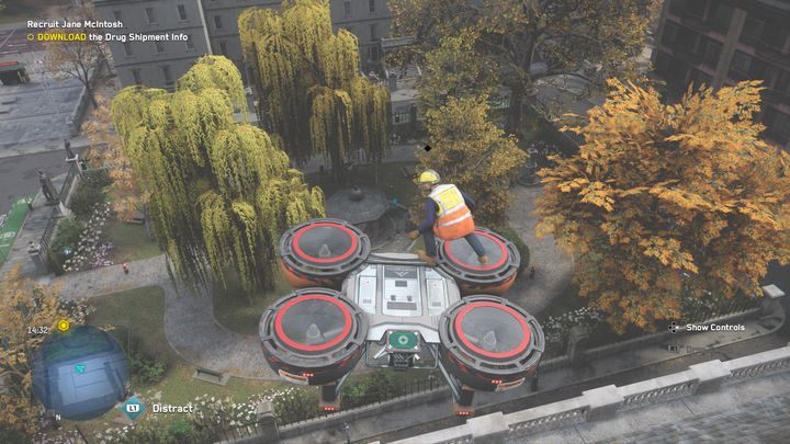 Jednym z lepszych natomiast sposobów na zwiedzenie ciężko dostępnych lokacji jest dron transportowy - Watch Dogs Legion: Eksploracja - Watch Dogs Legion - poradnik do gry