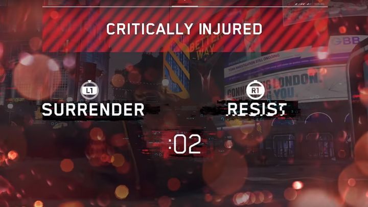 Ekran wyboru, który zaważy na dalszym losie postaci. - Watch Dogs Legion: Rozgrywka - Watch Dogs Legion - poradnik do gry