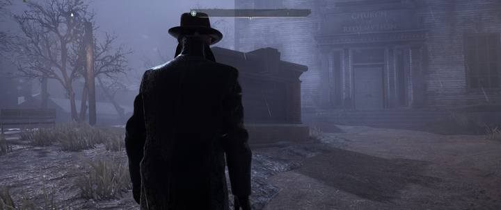 Tablica przy kościele odkupienia - Dziedzictwo historyczne | Sprawy poboczne w The Sinking City - The Sinking City - poradnik do gry