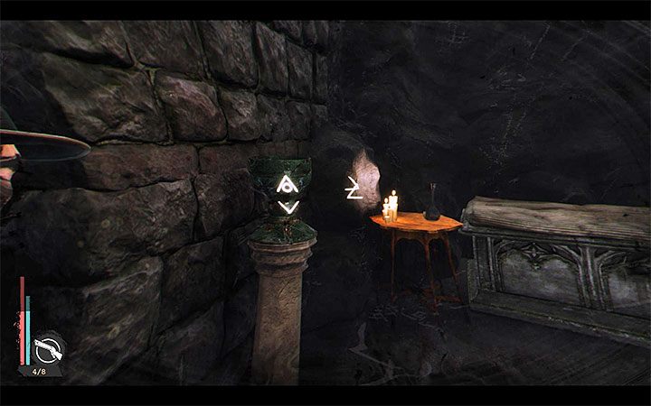 Pozostań w piwnicy i nadal używaj Oka Umysłu - Ku głębinom (Into the Depths) | Solucja The Sinking City - The Sinking City - poradnik do gry