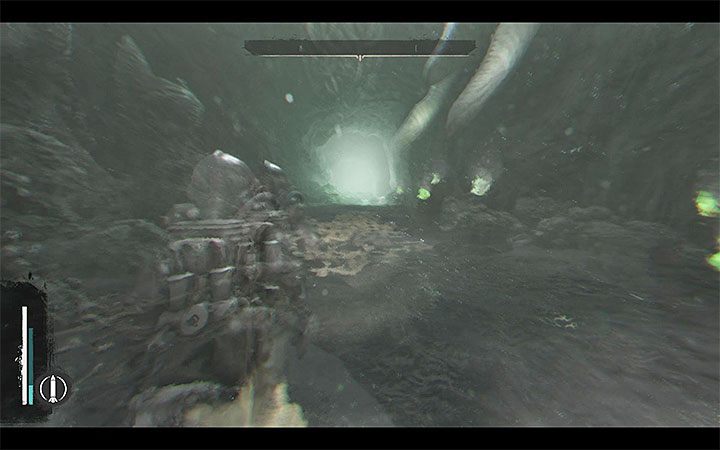 Pozwól na to żeby zbiegły się symbole, dzięki czemu odblokujesz przejście i Reed automatycznie zanurkuje - Ku głębinom (Into the Depths) | Solucja The Sinking City - The Sinking City - poradnik do gry