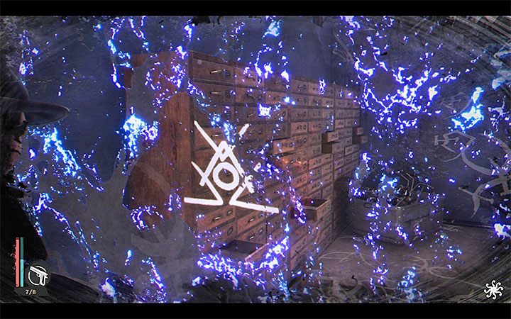 Zniekształcenia pojawiają się zazwyczaj podczas badania lokacji oznaczonych lupą - Porady na start The Sinking City - The Sinking City - poradnik do gry