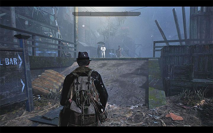 Zejdź z pokładu i zagadaj do Johannesa van der Berga, który czekał na przybycie Reeda - Mroźne powitanie (Frosty Welcome) | Solucja The Sinking City - The Sinking City - poradnik do gry