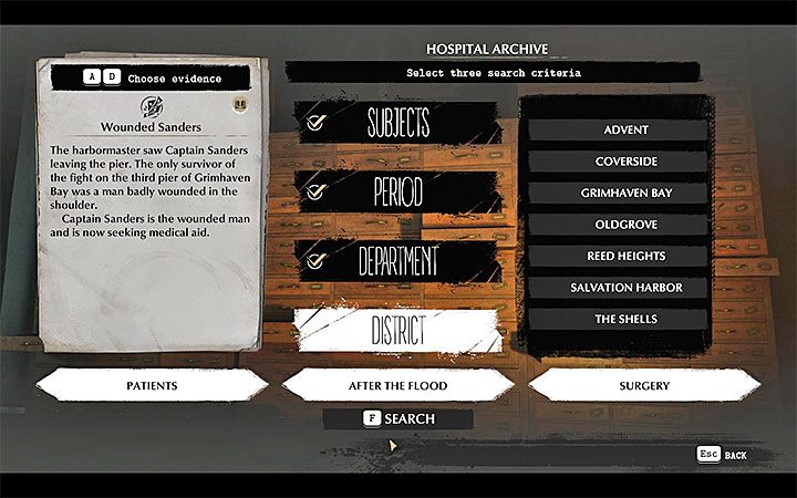 Po dotarciu na miejsce porozmawiaj z doktorem Grantem w recepcji - Zagubieni na morzu (Lost At Sea) | Solucja The Sinking City - The Sinking City - poradnik do gry