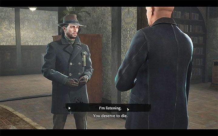 Po zakończeniu retrokognicji załączy się filmik i w apartamencie pojawi się George Cavendish - Quid Pro Quo | Solucja The Sinking City - The Sinking City - poradnik do gry