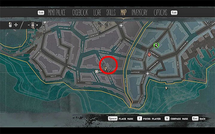 Miejscem spotkania z przemytnikami (Smugglers Meeting Point) jest ulica Windmill Avenue w dzielnicy Port Odkupienia (Salvation Harbor) - Ojcowie i synowie (Fathers and Sons) | Solucja The Sinking City - The Sinking City - poradnik do gry