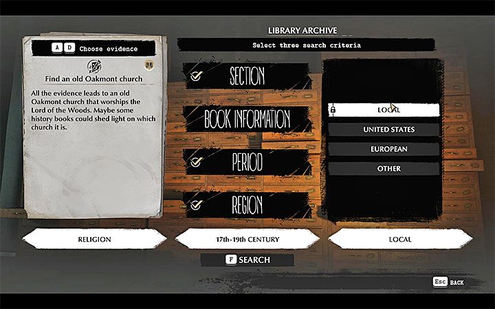 W celu zlokalizowania kościoła musisz odwiedzić Bibliotekę Uniwersytetu Oakmont (Oakmont University Library), która znajduje się w dzielnicy Adwent (Advent) - Ojcowie i synowie (Fathers and Sons) | Solucja The Sinking City - The Sinking City - poradnik do gry