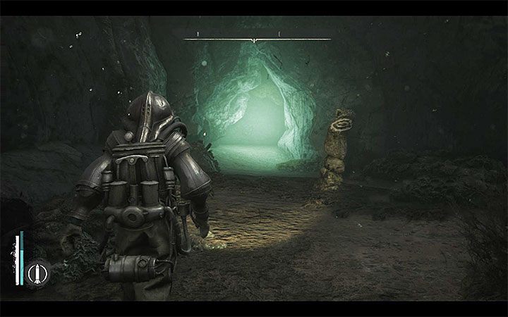 Skupiaj się na docieraniu do słupów z wymalowanymi na nich znakami, albowiem będą one wskazywały drogę - Ojcowie i synowie (Fathers and Sons) | Solucja The Sinking City - The Sinking City - poradnik do gry