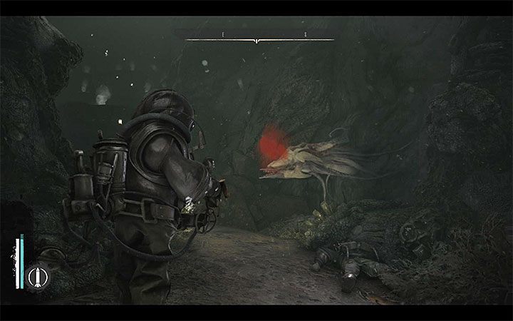 Podczas przeprawy ponownie pojawią się macki potwora oraz podwodne stworzenie - Na łeb, na szyję (Nosedive) | Solucja The Sinking City - The Sinking City - poradnik do gry