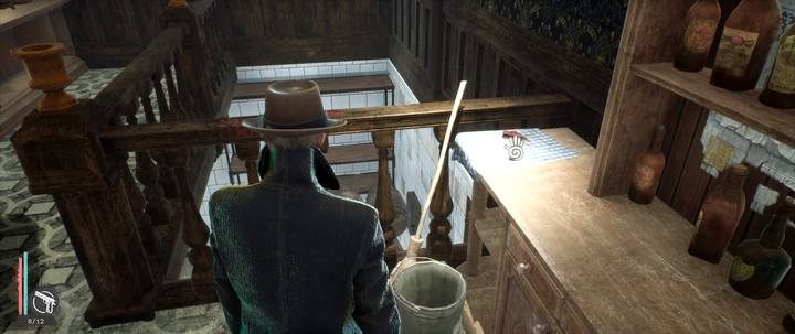 Większość poszlak znajdziesz na parterze i w piwnicy w dalszym etapie śledztwa - Badania terenowe | Sprawy poboczne w The Sinking City - The Sinking City - poradnik do gry