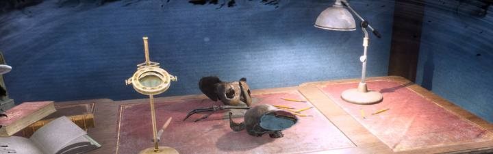 Użyj Oka umysłu na obiekcie na biurku - Delikatna sprawa | Sprawy poboczne w The Sinking City - The Sinking City - poradnik do gry