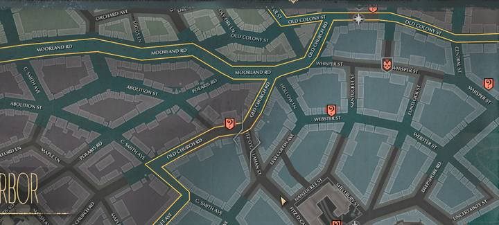 Udaj się do budynku na rogu ulic Fitz OCallahan Street i Oldchurch Road w Salvation Harbor - Listy z Oakmont | Sprawy poboczne w The Sinking City - The Sinking City - poradnik do gry