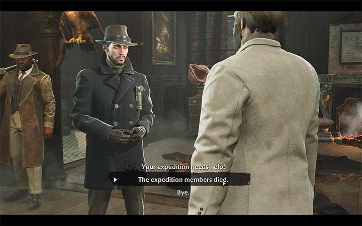 W trakcie rozgrywania tego śledztwa dotrzesz do podwodnej jaskini z członkami ekspedycji, którzy padli ofiarą szaleństwa - Ważne wybory w grze The Sinking City - The Sinking City - poradnik do gry