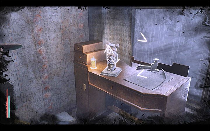 Powróć do Hotelu Devils Reef (Devils Reef Hotel) i pogadaj na parterze z właścicielem na temat pokoju wynajmowanego przez Raymonda (Raymonds Dwelling) - Frunący Feniks (Fleeing Phoenix) | Solucja The Sinking City - The Sinking City - poradnik do gry