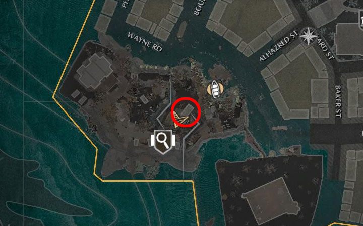 Zanim jeszcze zadecydujesz jak chcesz się zachować dobrze byłoby znaleźć miejsce zanurkowania prowadzące do kryjówki Ushy - Frunący Feniks (Fleeing Phoenix) | Solucja The Sinking City - The Sinking City - poradnik do gry