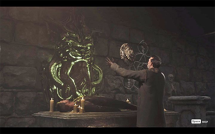 Powróć do piwnicy fabryki i połóż się na ołtarzu - Lista trofeów w The Sinking City - The Sinking City - poradnik do gry