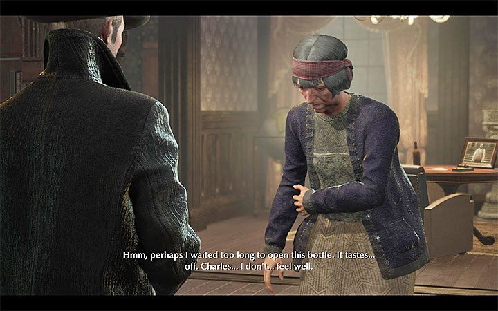 Kolejne kroki to pozbycie się potworów z piwnicy i odnalezienie butelki wina, do której Reed może wsypać truciznę - Lista trofeów w The Sinking City - The Sinking City - poradnik do gry