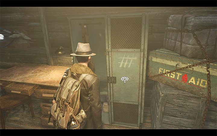 Zbadanie odnalezionego interaktywnego pojemnika (skrzyni, szafki itp - The Sinking City - poradnik do gry