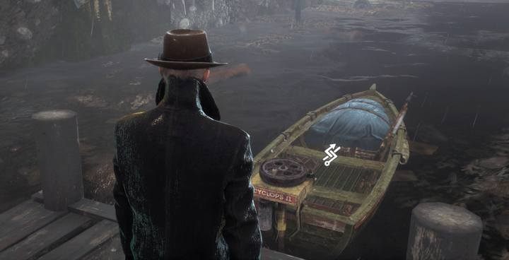 Łódka - wejdź na nią używając klawisza akcji, będąc w pobliżu - Eksploracja w The Sinking City - The Sinking City - poradnik do gry