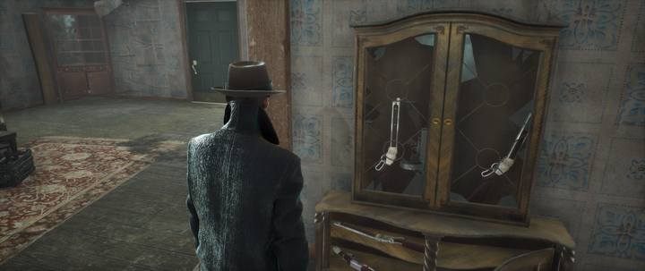 Nawet, jeśli znajdziesz nowe bronie w budynkach, niestety nie możesz ich podnieść - Eksploracja w The Sinking City - The Sinking City - poradnik do gry