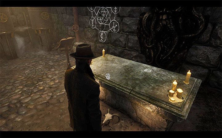 Pierwszy wariant zakłada przystanie na plan przeprowadzenia rytuału (opcja dialogowa Might be my last chance - Ugoda z diabłem (Deal with the Devil) | Solucja The Sinking City - The Sinking City - poradnik do gry