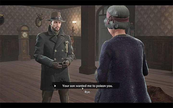 Po wejściu do domu odszukaj Agathę Pierce w głównym pomieszczeniu - W obronie własnej (Self-Defense) | Solucja The Sinking City - The Sinking City - poradnik do gry