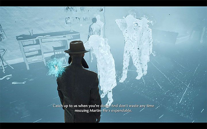 W mieszkaniu pojawi się niebieski obłok i oznacza to, że możesz przystąpić do retrokognicji - W obronie własnej (Self-Defense) | Solucja The Sinking City - The Sinking City - poradnik do gry