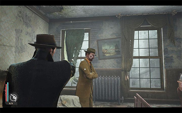 Powróć do Hotelu Devils Reef (Devils Reef Hotel) i udaj się na piętro do pokoju wynajmowanego przez Reeda - W obronie własnej (Self-Defense) | Solucja The Sinking City - The Sinking City - poradnik do gry