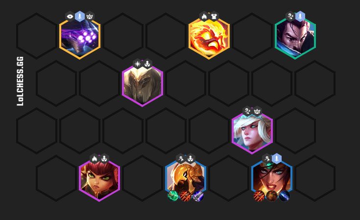 Jak uda Ci się zdobyć dużo Yasuo lub Aatroxa i przedmioty dla Sivir lub Azira - Najlepsze kompozycje (kombinacje) bohaterów - patch 10.1 w Potyczki Taktyczne - Potyczki Taktyczne | Teamfight Tactics | TFT - poradnik do gry