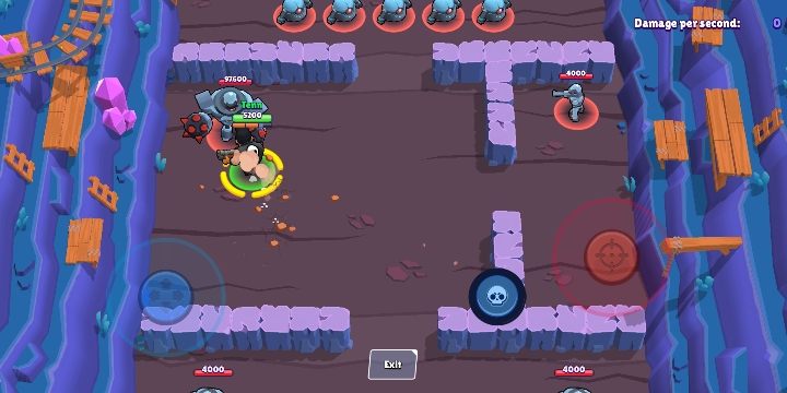 Bull biegnie w prostej linii na długi dystans, niszcząc wszelkie przeszkody i odpychając przeciwników na swojej drodze - Bull | Postacie w Brawl Stars - Brawl Stars - poradnik do gry