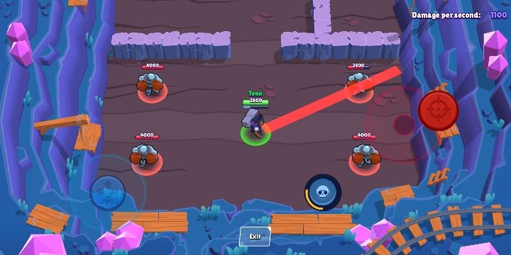 Brock wystrzeliwuje salwę dziewięciu rakiet na dużym obszarze, zadając obrażenia mniejsze niż jego domyślny atak - Brock | Postacie w Brawl Stars - Brawl Stars - poradnik do gry