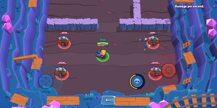 Mike wyrzuca dwie laski dynamitu, które po krótkim czasie wybuchają, zadając duże obrażenia przeciwnikom w polu rażenia - Dynamike | Postacie w Brawl Stars - Brawl Stars - poradnik do gry