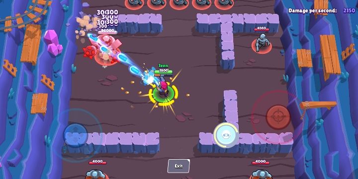 Colt wystrzeliwuje dwa razy więcej pocisków, które mają większy rozmiar i zasięg, a także mają możliwość zniszczenia murów i roślinności - Colt | Postacie w Brawl Stars - Brawl Stars - poradnik do gry