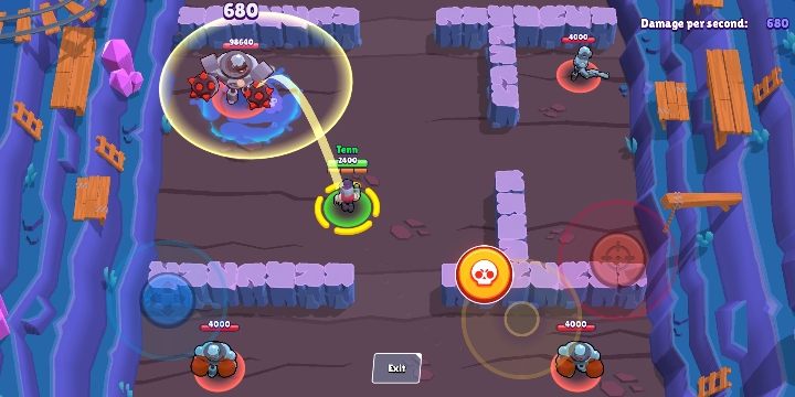 Barley rzuca kilkoma butelkami pełnymi łatwopalnego płynu - Braley | Postacie w Brawl Stars - Brawl Stars - poradnik do gry