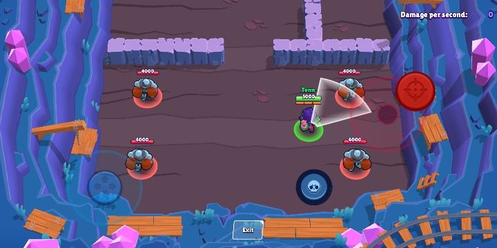 Rosa wykonuje trzy uderzenia po szerokim łuku, o krótkim dystansie - Rosa | Postacie w Brawl Stars - Brawl Stars - poradnik do gry