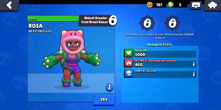 Postać Rosy możesz zdobyć ze skrzyń - Rosa | Postacie w Brawl Stars - Brawl Stars - poradnik do gry