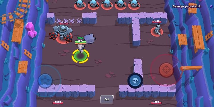 Frank robi swoim młotem większy, trwający dłużej zamach, tworząc jeszcze większą falę uderzeniową, zdolną do niszczenia murów i oszołomienia przeciwników przez pewien czas - Frank | Postacie w Brawl Stars - Brawl Stars - poradnik do gry