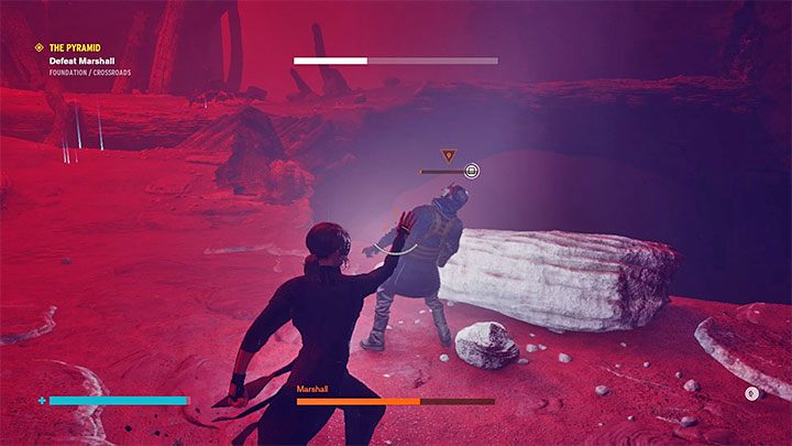 Twój towarzysz powinien być pomocny w odwracaniu uwagi Marshall oraz zwykłych wrogów - Control Foundation: Piramida - solucja, opis przejścia - Control - poradnik do gry