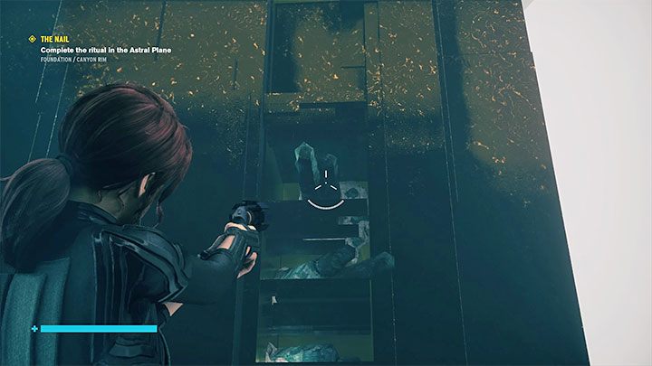 W kolejnych lokacjach oprócz staczania nowych walk szukaj kolejnych sześcianów i wrzucaj je do małych wież - Control Foundation: Gwóźdź - Obrzeża kanionu i Obszar badań gamma - solucja - Control - poradnik do gry